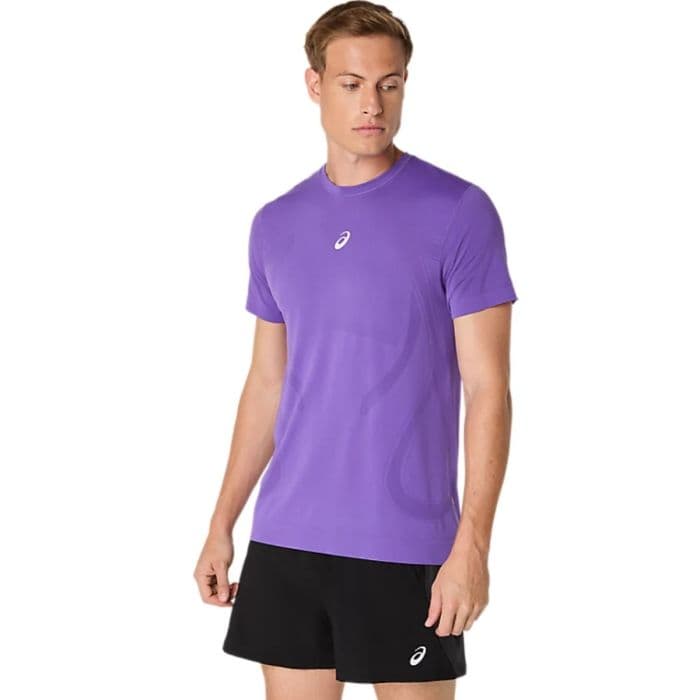ASICS Road Seamless SS Top naisten juoksupaita, lilac, koko XL – kevyt ja hengittävä treenipaita mukavaan harjoitteluun