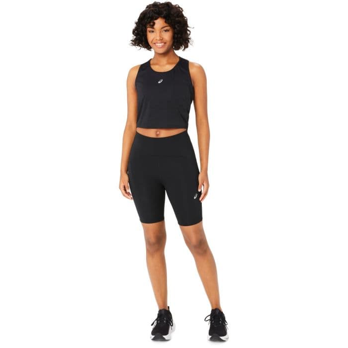 ASICS Road High Waist 8IN Sprinter K. S Musta - Mukavat ja hengittävät juoksusukkahousut, koko S, täydellinen juoksuharjoitteluun