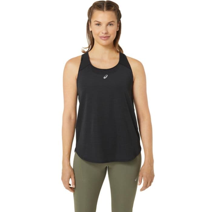 ASICS Road Tank K. XS Musta Naiset
