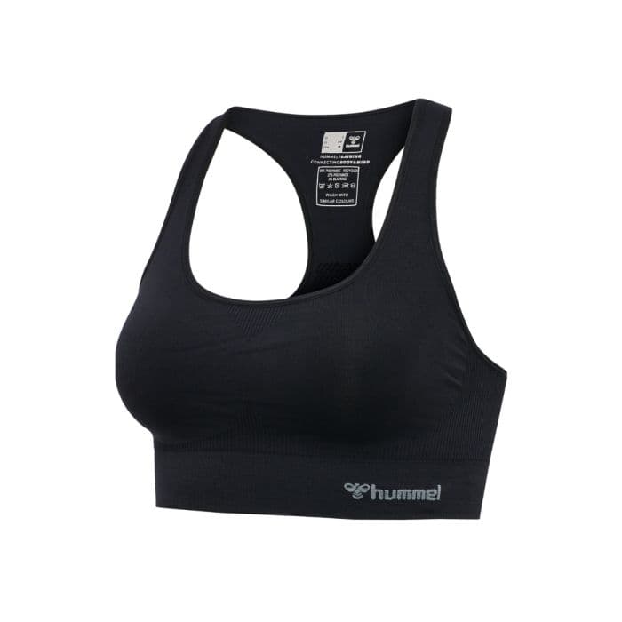 Hummel Tif Seamless Sports Top K. M Musta Naiset