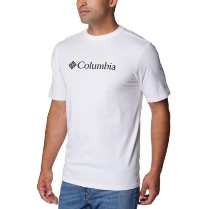 Columbia CSC Basic Logo Tee K. L Valkoinen Miehet