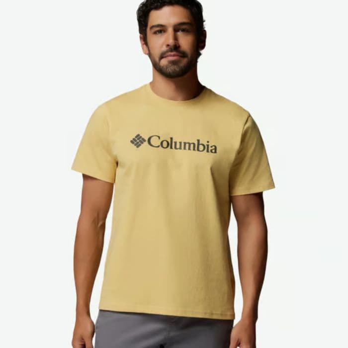 Columbia CSC Basic Logo Tee K. XXL Keltainen Miehet