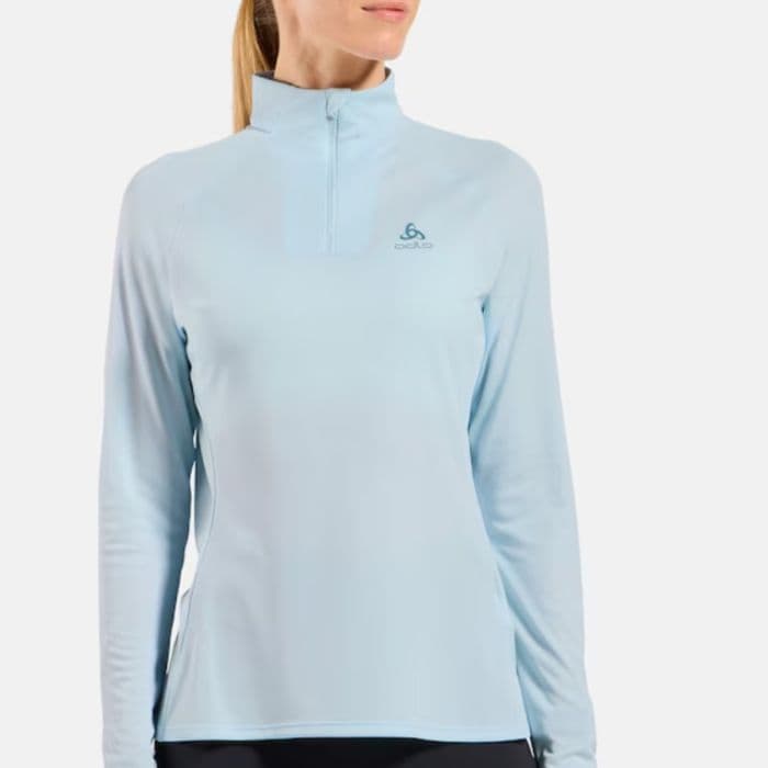 Odlo Essential 1/2 Zip Mid Layer K. L Sininen Naiset
