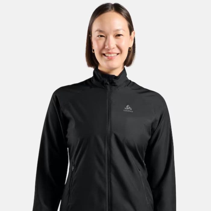 Odlo Essential Light Jacket K. S Musta Naiset