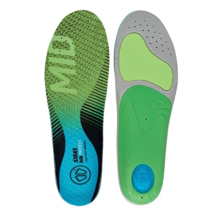Sidas Run 3Feet Protect Mid Sole - Koko XS (35-36) Vihreä Juoksukenkiin