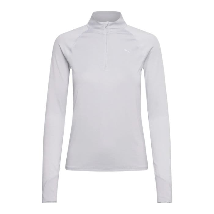 PUMA Run Velocity Cloudspun 1/4 Zip K. L Harmaa Naiset