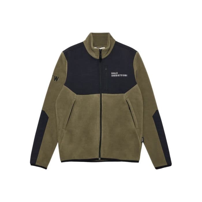 HALO Blocked Zip Fleece K. L Vihreä Unisex
