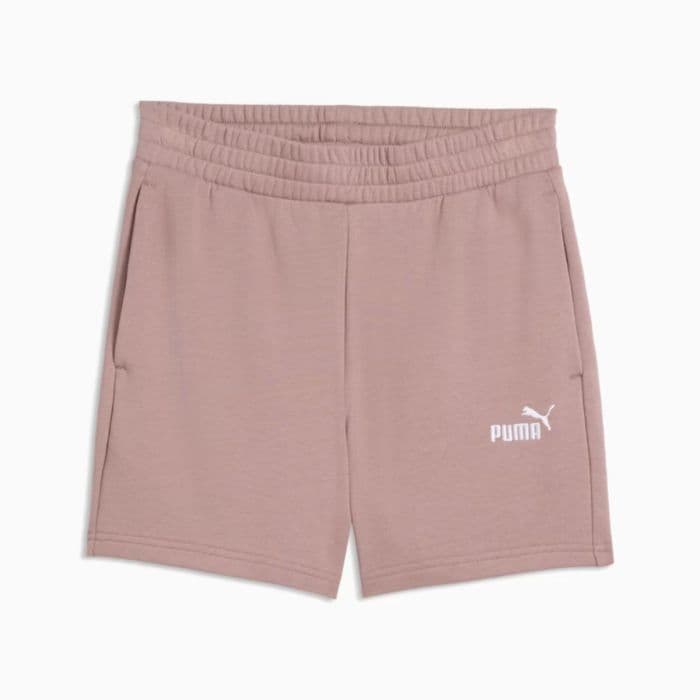 PUMA ESS Small No. 1 Logo 5 Inch High-Waist Shorts TR K. M Ruskea Naiset