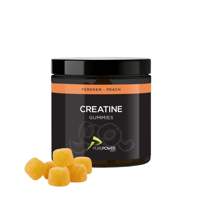 PurePower Creatine Gummies 60 pcs. Peach K. ONE SIZE Oranssi Unisex