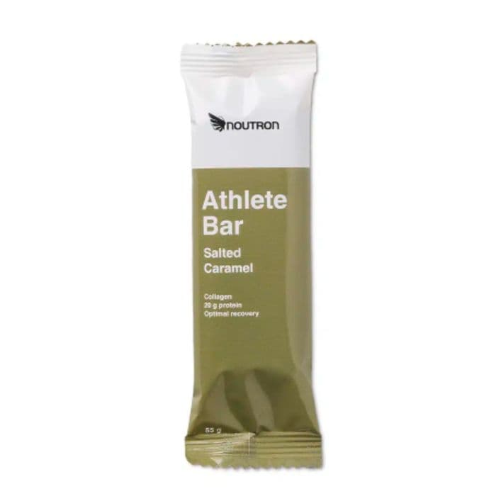 Noutron Athlete Bar Suolakarammelli 60g - Energianlähde harjoitteluun ja juoksuun, lisää kestävyyttä ja nopeaa palautumista