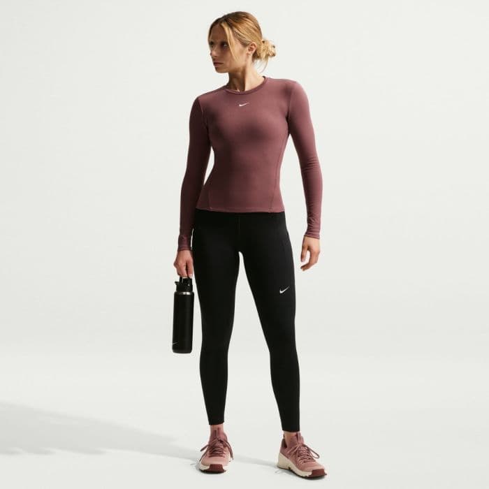 Nike One High-waisted Tights K. L Musta Naiset