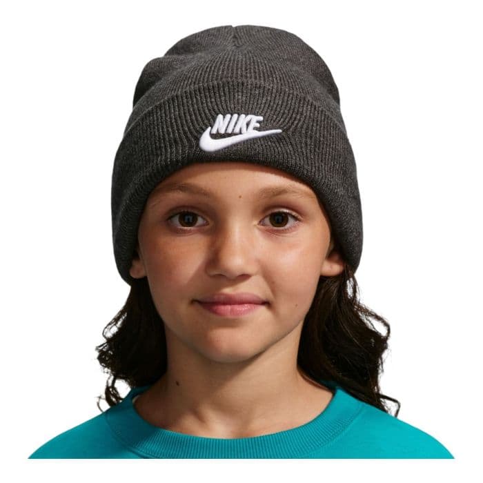 Nike Peak Beanie K. ONE SIZE Harmaa Lapset