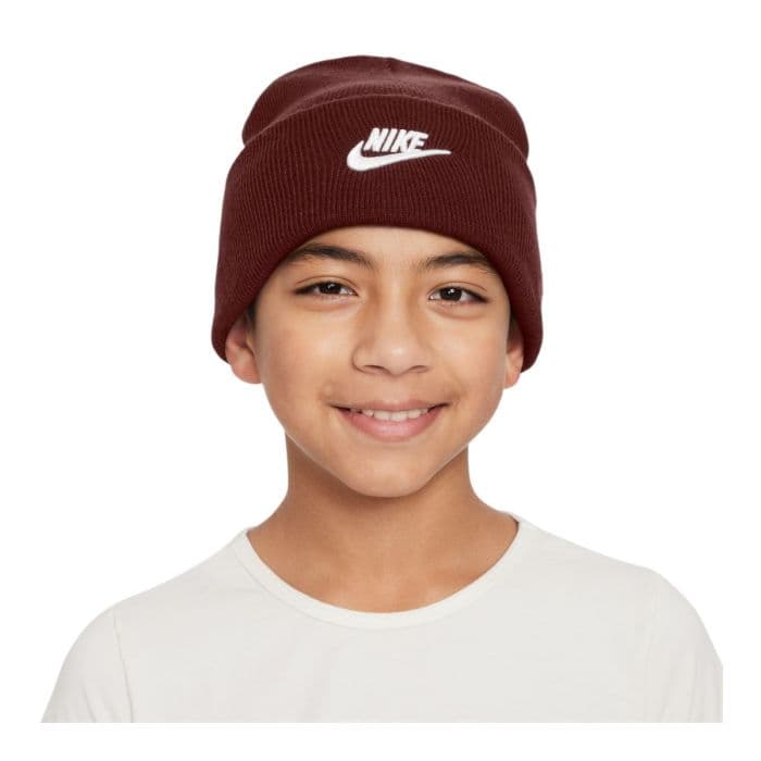 Nike Peak Beanie K. ONE SIZE Punainen Lapset