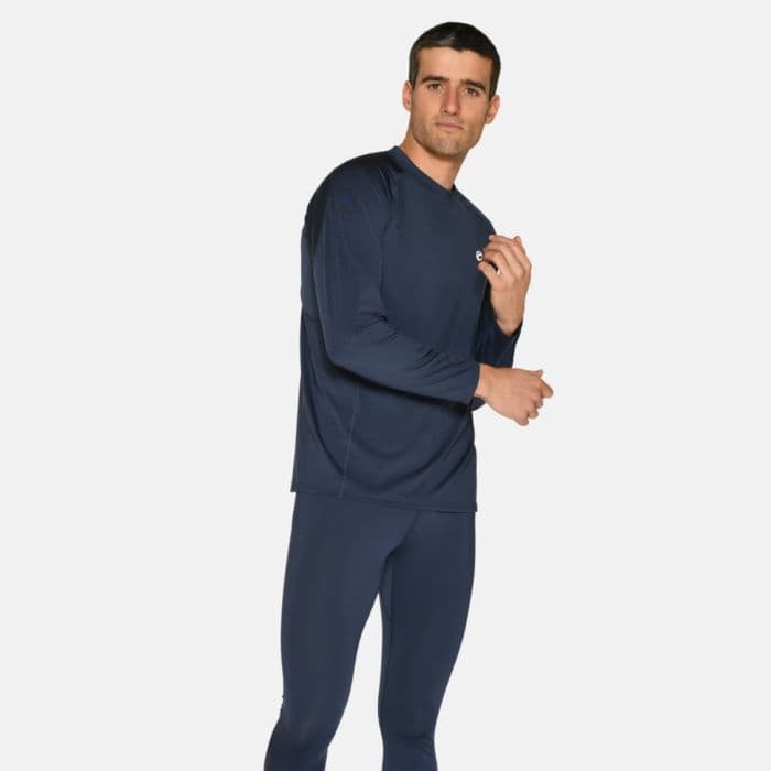 Zebdia Baselayer LS Tee K. L Sininen Miehet