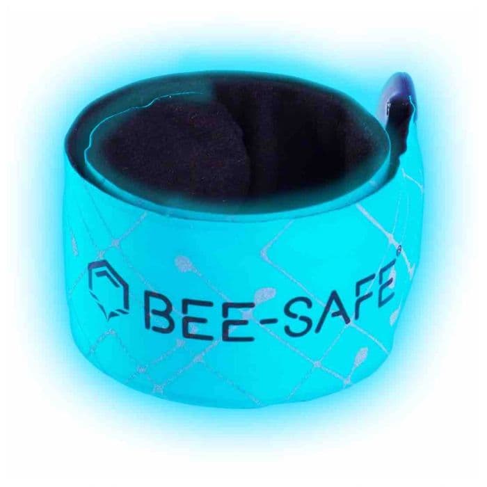 Bee-safe LED Click Band USB - Sininen, Koko Yksi - Juoksuvalaisin Turvallisuuteen