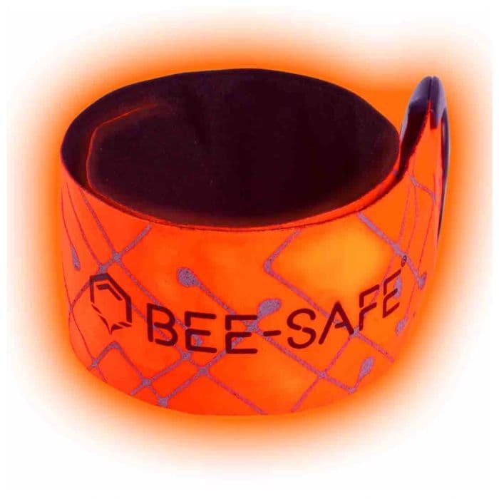 Bee-safe LED Click Band USB - Koko Yksi Punainen Juoksuvalaisin