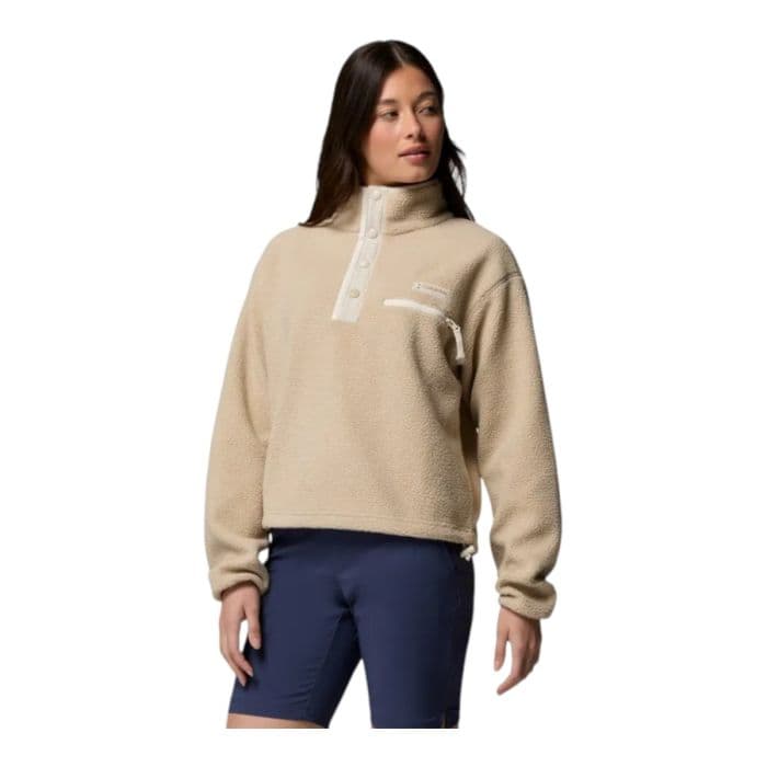 Columbia Helvetia II Cropped Half Snap Fleece K. S Beige Naiset