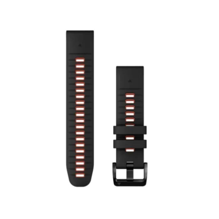 Garmin QuickFit® 22 Silikonihihna - Yksi Koko, Musta, Mukava ja Kestävä Juoksukellojen Tarvike