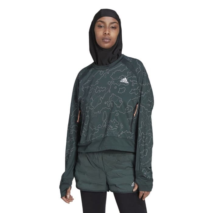 adidas Xcity Cover Up K. XS Vihreä Juoksutakki - Kevyt ja hengittävä suoja juoksuharjoituksiin kaikissa sääolosuhteissa