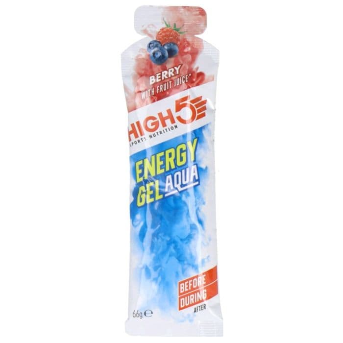 High5 Energy Aqua Gel Marja 66g - Nopea energia-geeli kestävyysjuoksuun ja suorituskyvyn parantamiseen