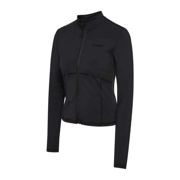 Hummel Prima Zip Blouse K. L Musta Naiset