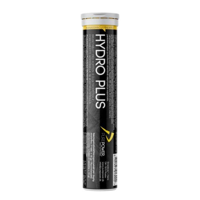 PurePower Hydro Plus Energiatabletit 20 kpl, Ananas - Keltainen, ONESIZE