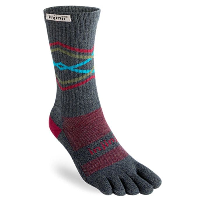 Injinji Trail Midweight Crew K. S 37-40 Musta Unisex