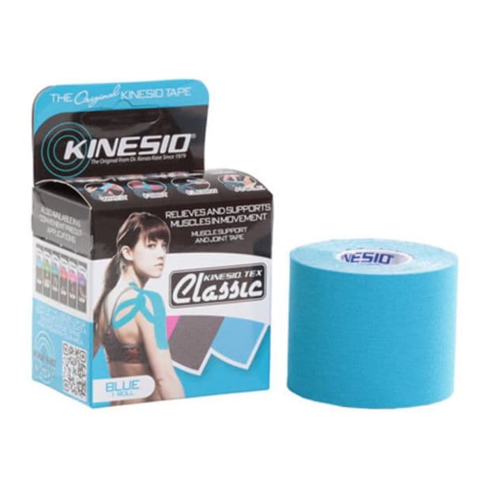 Sports Pharma Kinesio Tex Classic 5cm x 4m - Sininen Urheiluteippaus, Tuki ja Venyvyys Juoksijoille