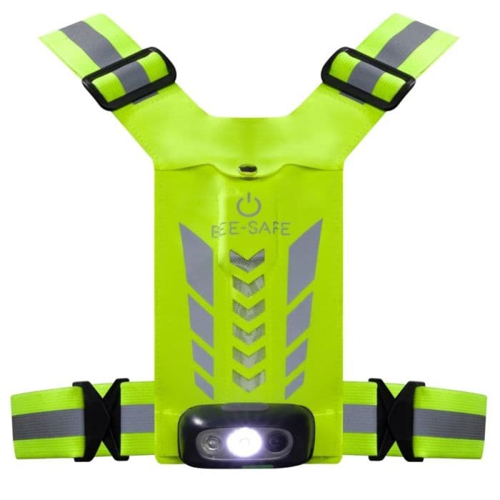 Bee-Safe Led Harness USB Phone Pocket Glow K. ONE SIZE Vihreä Unisex