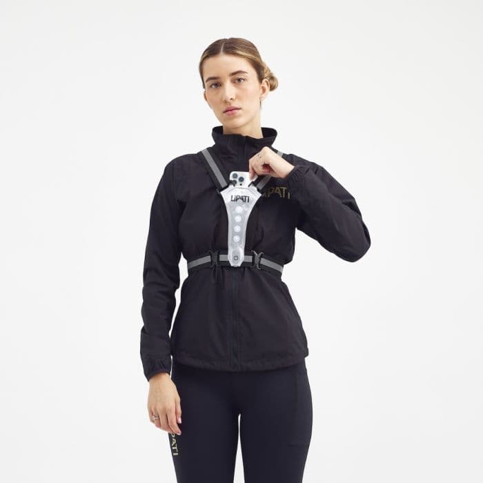 Lipati Reflective LED Vest Pocket K. ONE SIZE Harmaa Unisex