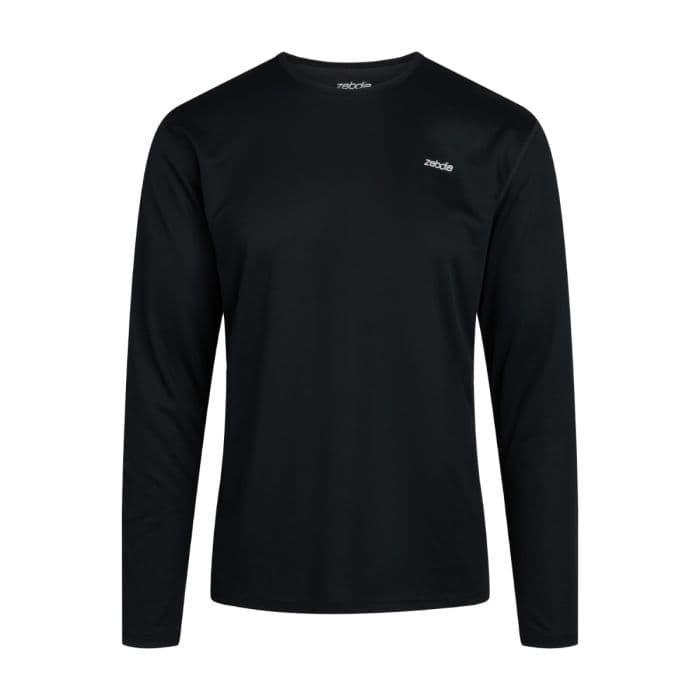 Zebdia Sports LS Tee K. XL Musta Miehet