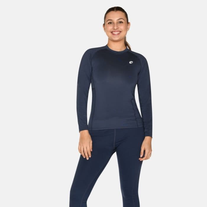 Zebdia Baselayer LS Tee K. XL Sininen Naiset