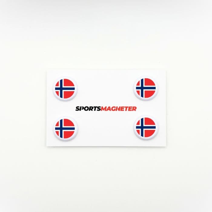 SportsMagneter juoksumagneetit 4 kpl, koko: Yksi koko, värit: Valkoinen / Punainen / Sininen – täydellinen juoksijoille ja urheilun ystäville