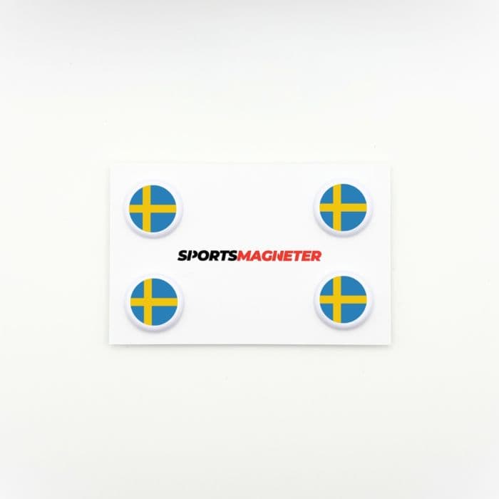 SportsMagneter juoksun näkyvyysmagnetit 4 kpl, koko: Yksi koko, väri: Keltainen/Sininen – Paranna näkyvyyttäsi juostessasi