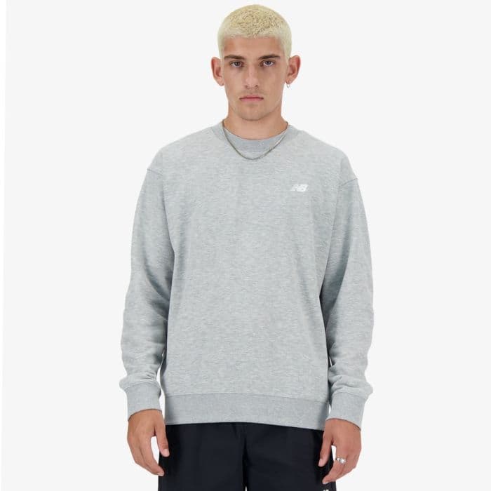 New Balance Sports Essentials Crew K. XXL Harmaa Miehet