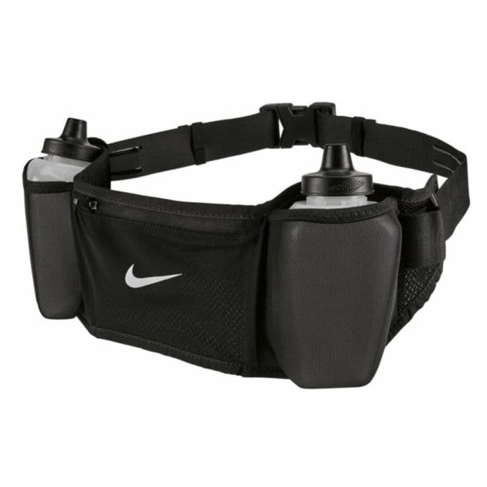 Nike Flex Stride DBL Bottle Belt 24OZ ONESIZE Musta