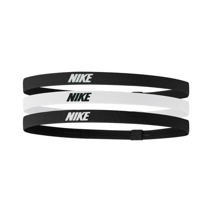 Nike Elastiset Päänauhat 2.0 3 PK - Valkoinen/Musta | Juoksuvarusteet RunningXpert.com