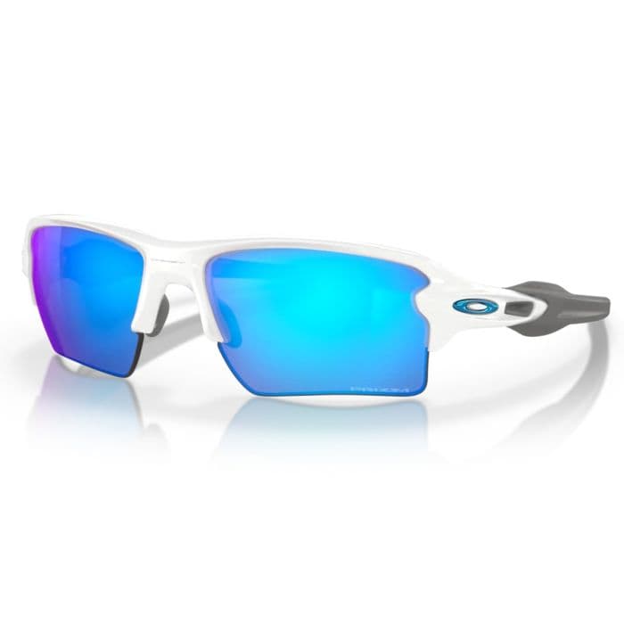 Oakley Flak 2.0 XL Prizm Sapphire Aurinkolasit, Yksi Koko, Valkoinen/Sininen - Täydellinen juoksuun ja ulkoiluun