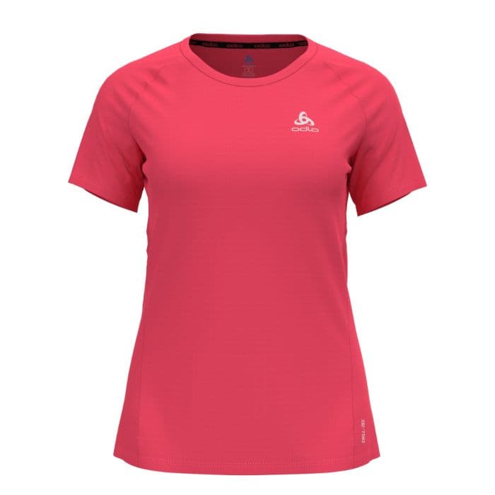 Odlo T-shirt Short Sleeve Crew neck Zeroweight K. XS Vaaleanpunainen Naiset