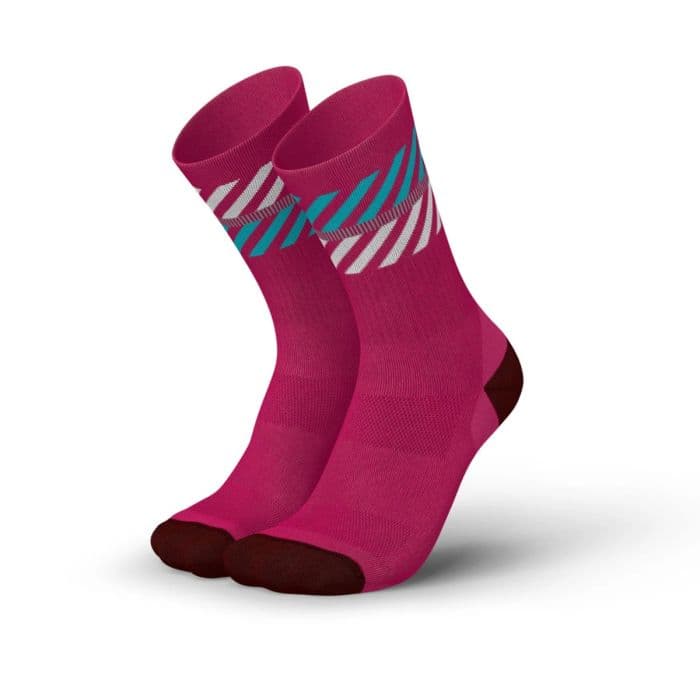 Incylence Merino Light Lanes Socks K. 47-50 Vaaleanpunainen / Punainen Unisex