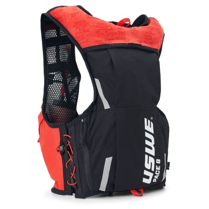 USWE Pace 8L Trail Running Vest K. XL Punainen Unisex