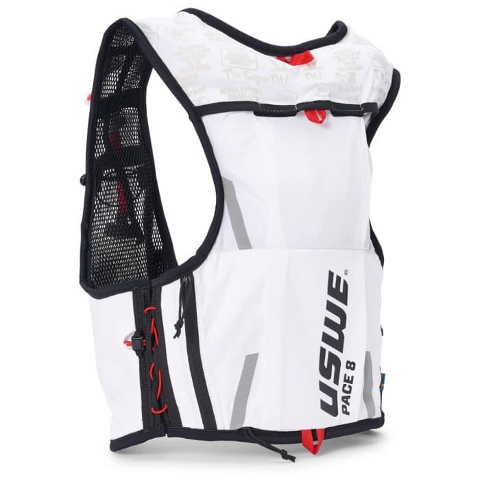 USWE Pace 8L Trail Running Vest K. XL Valkoinen Unisex