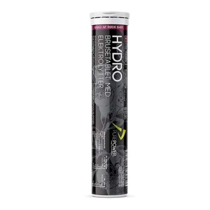 PurePower Hydro Tabs 20 kpl - Punainen marja, nesteytys juoksuun ja harjoitteluun