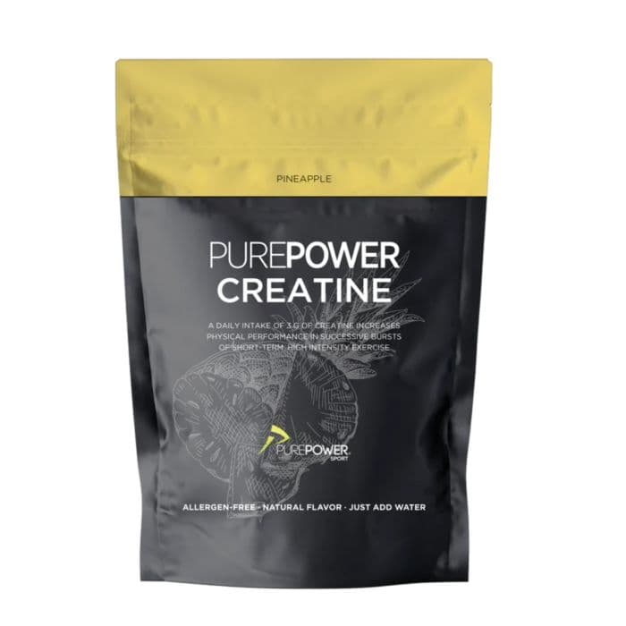 PurePower Creatine Powder Pineapple 300G K. ONE SIZE Valkoinen Unisex