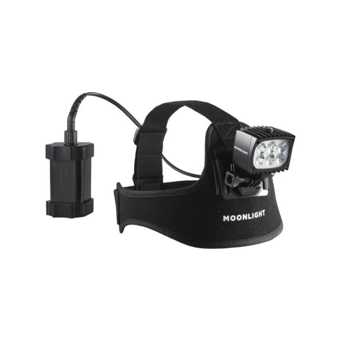 Moonlight Bright as Day 3000 Headlamp K. ONE SIZE Musta Unisex