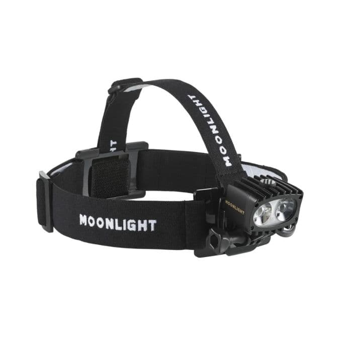 Moonlight Bright as Day 2000 Headlamp K. ONE SIZE Musta Unisex