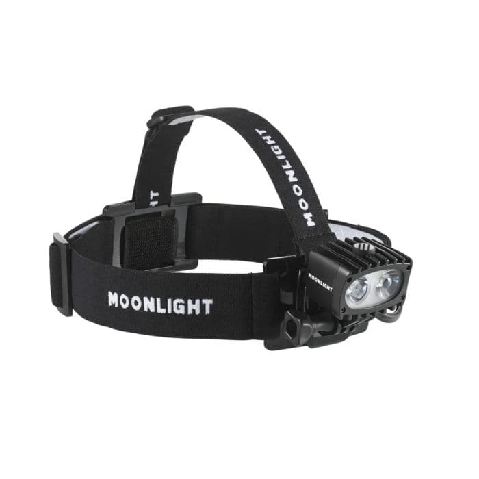 Moonlight Bright as Day 1300 Headlamp K. ONE SIZE Musta Unisex