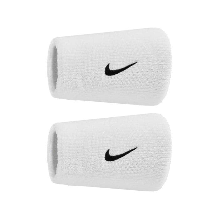Nike Swoosh Classic Doublewide Wristband 2-Pack K. ONE SIZE Valkoinen Unisex