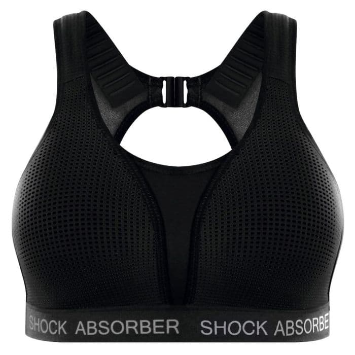 Shock Absorber Ultimate Run Bra 70C - Tyylikäs ja tukeva rintaliivi juoksuun mustana