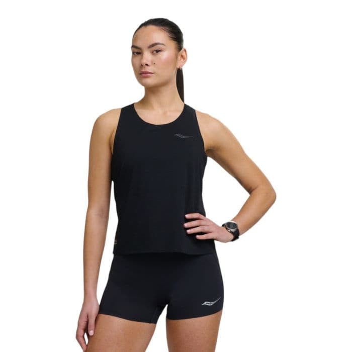 Saucony Endorphin Singlet K. M Musta Naiset